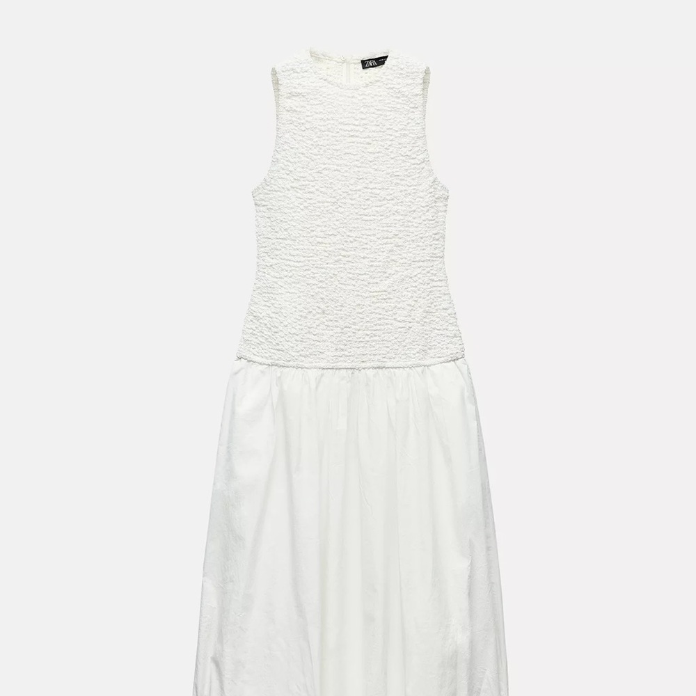 Zara poplin ballon dress